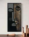 2.5 Feet Modern Abstract Face 3d Relief Mural Wall Art