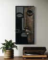 2.5 Feet Modern Abstract Face 3d Relief Mural Wall Art