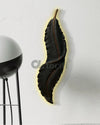 2 Feet Feather 3D Abstract Relief Mural Wall Art | LED Light Installed