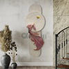 5X2 Feet Koi Fish 3d Abstract Relief Mural | Fish Wall Art | LED Light Installed