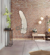 7 Feet Feather 3D Abstract Relief Mural Wall Art | LED Light Installed