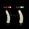 7 Feet Feather 3D Abstract Relief Mural Wall Art | LED Light Installed