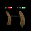 7 Feet Feather 3D Abstract Relief Mural Wall Art | LED Light Installed