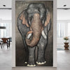 7x4 Feet Elephant 3D Relief Mural Wall Art