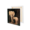 Elephant With Baby Elephant Canvas Painting Digital Printed Animal Wall Art
