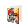 Beautiful Radha Krishna With Flute Canvas Printed Wall Painting