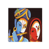 Radha Krishna with Flute Original Design Canvas Printed Wall Painting