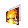 Sailing Ship Floating On the Beach Original Design Canvas Printed Wall Painting