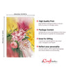 Beautiful Flowers Bouquet Original Design Canvas Printed Wall Painting