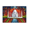 Taj Mahal Scenery Original Design Canvas Printed Wall Painting