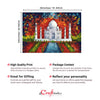 Taj Mahal Scenery Original Design Canvas Printed Wall Painting