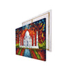 Taj Mahal Scenery Original Design Canvas Printed Wall Painting