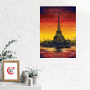 Paris Eiffel Tower Canvas Painting Digital Printed Religious Wall Art