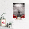 Paris Eiffel Tower Painting Digital Printed Canvas Wall Art