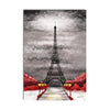 Paris Eiffel Tower Painting Digital Printed Canvas Wall Art
