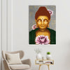 Peaceful Gautam Buddha Original Design Canvas Printed Wall Painting