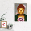 Peaceful Gautam Buddha Original Design Canvas Printed Wall Painting