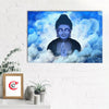 Meditating Buddha between Clouds Original Design Canvas Printed Wall Painting
