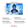 Meditating Buddha between Clouds Original Design Canvas Printed Wall Painting