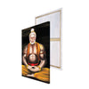Meditating Lord Hanuman Original Design Canvas Printed Wall Painting