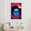 Lord Shiva face Original Design Canvas Printed Wall Painting