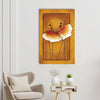 Dancing Tribal Woman Painting Digital Printed Canvas Wall Art