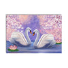 Swan Couple Original Design Canvas Printed Wall Painting