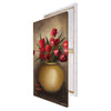 Beautiful Red Roses Flower Vase Wall Painting Digital Printed Canvas Art