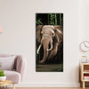 Elephant Walking In A Forest Canvas Painting Digital Printed Animal Wall Art