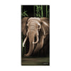 Elephant Walking In A Forest Canvas Painting Digital Printed Animal Wall Art