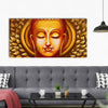 Calm Buddha Face Original Design Canvas Printed Wall Painting
