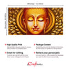 Calm Buddha Face Original Design Canvas Printed Wall Painting