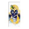 Lord Krishna Playing Flute Painting On Canvas Digital Printed Religious Wall Art