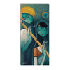 Lord Radha Krishna Abstract Art Original Design Canvas Printed Wall Painting