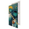 Lord Radha Krishna Abstract Art Original Design Canvas Printed Wall Painting