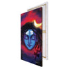 Lord Shiva Painting With Trishul Damru Digital Printed Religious Canvas Wall Art