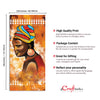 African Tribal Woman Painting Digital Printed Canvas Wall Art