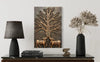 Krishna Cow Pichwai with Tree of Life 3D Relief Mural Wall Art