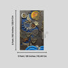 Vastu Inspired 3d Relief Mural | Vastu Wall Art | Abstract Relief Mural
