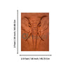 2X1.5 Feet Elephant Face 3D Relief Mural Wall Art | Abstract Nature wall art