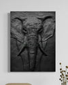 2X1.5 Feet Elephant Face 3D Relief Mural Wall Art | Abstract Nature wall art