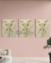 2X1.5 Feet Elephant Face 3D Relief Mural Wall Art | Abstract Nature wall art