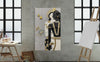 5x3 Ft Abstract Radha Krishna 3D Relief Mural Wall Art