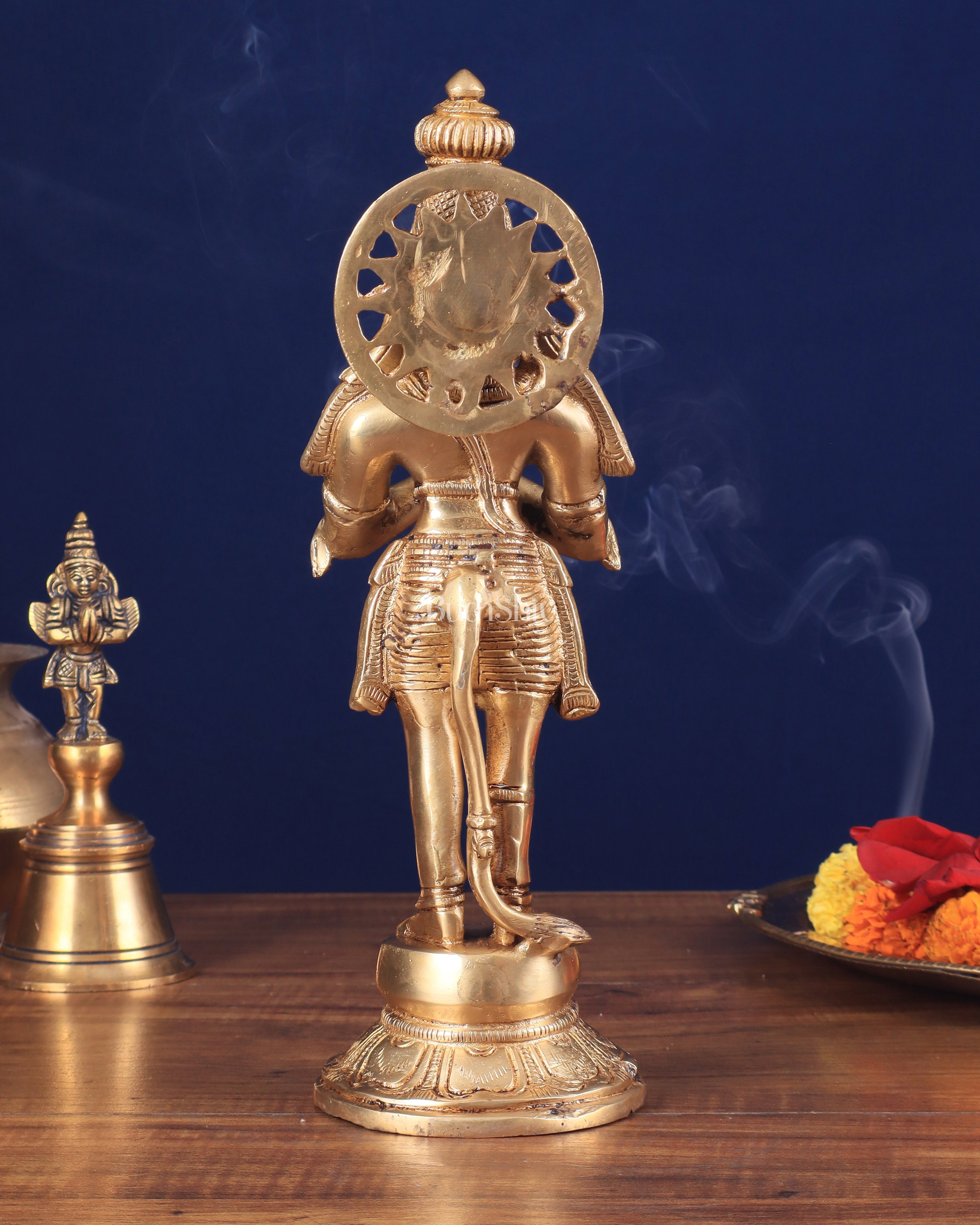 Brass Standing Hanuman Hanuman Idol anjali namaskar mudra 12 inch