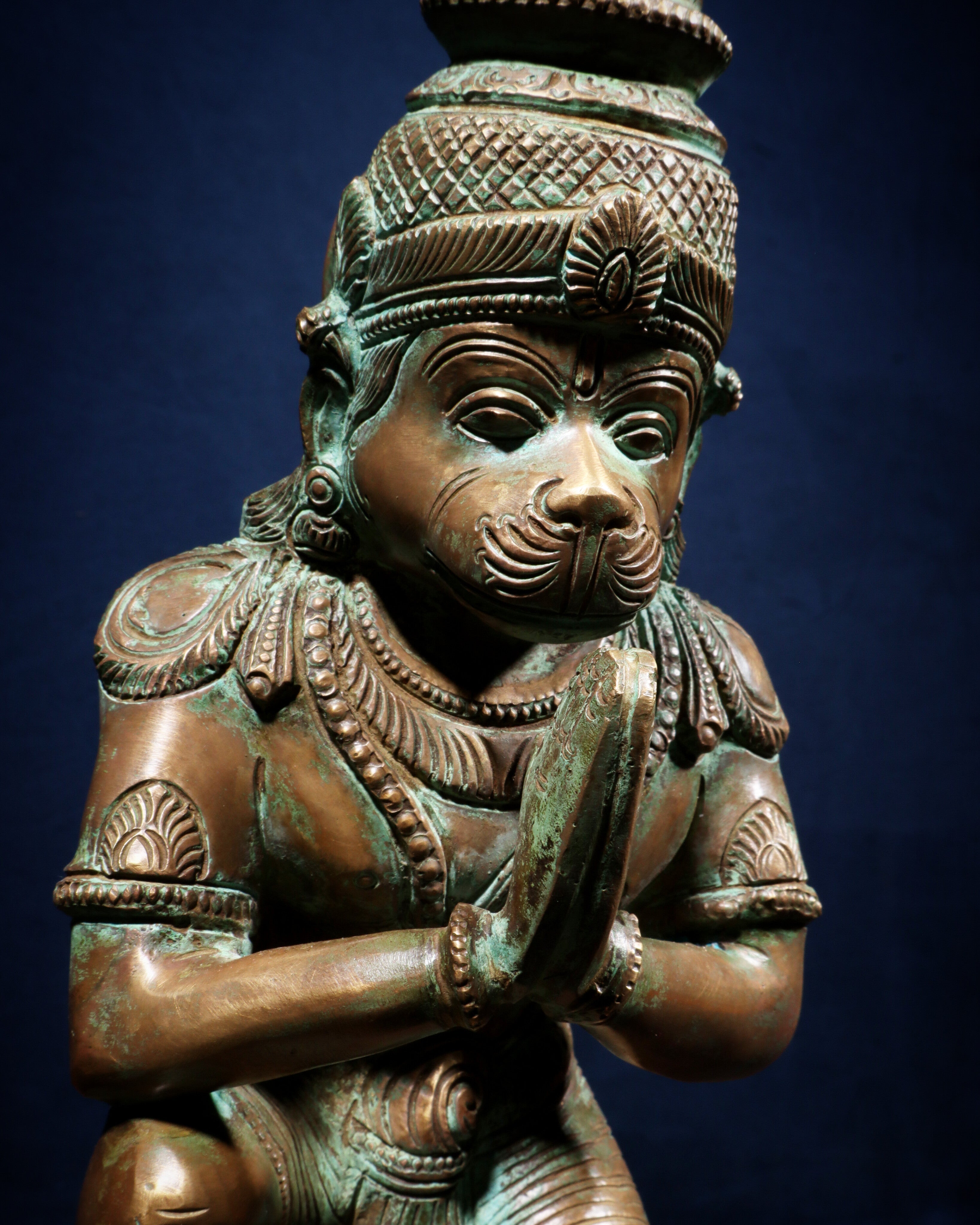 Pure Bronze Ramar Set (Ram Darbar) – Vintage Chola Patina 29", 85 kgs.