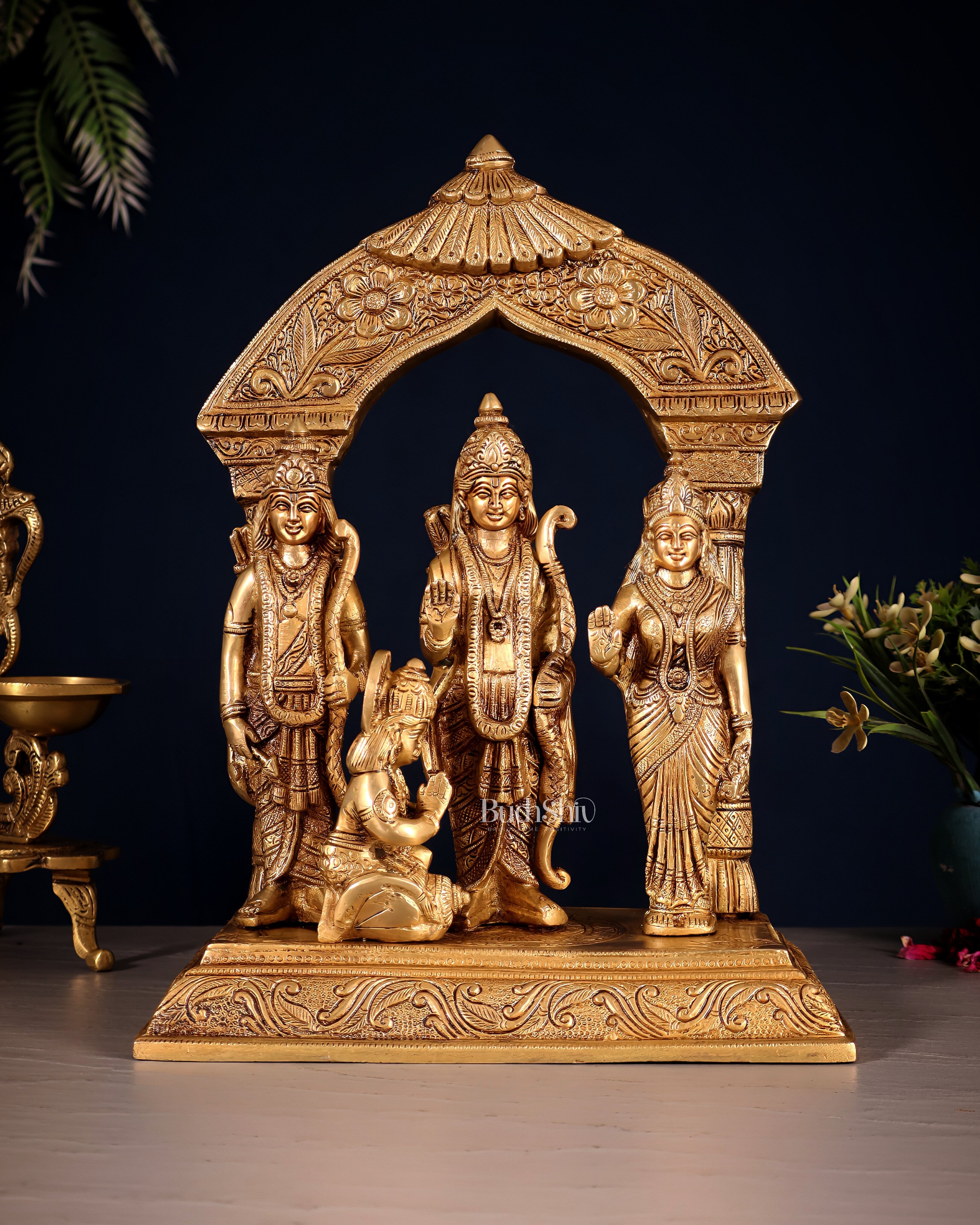Brass superfine Ram Darbar Statue 12 inch