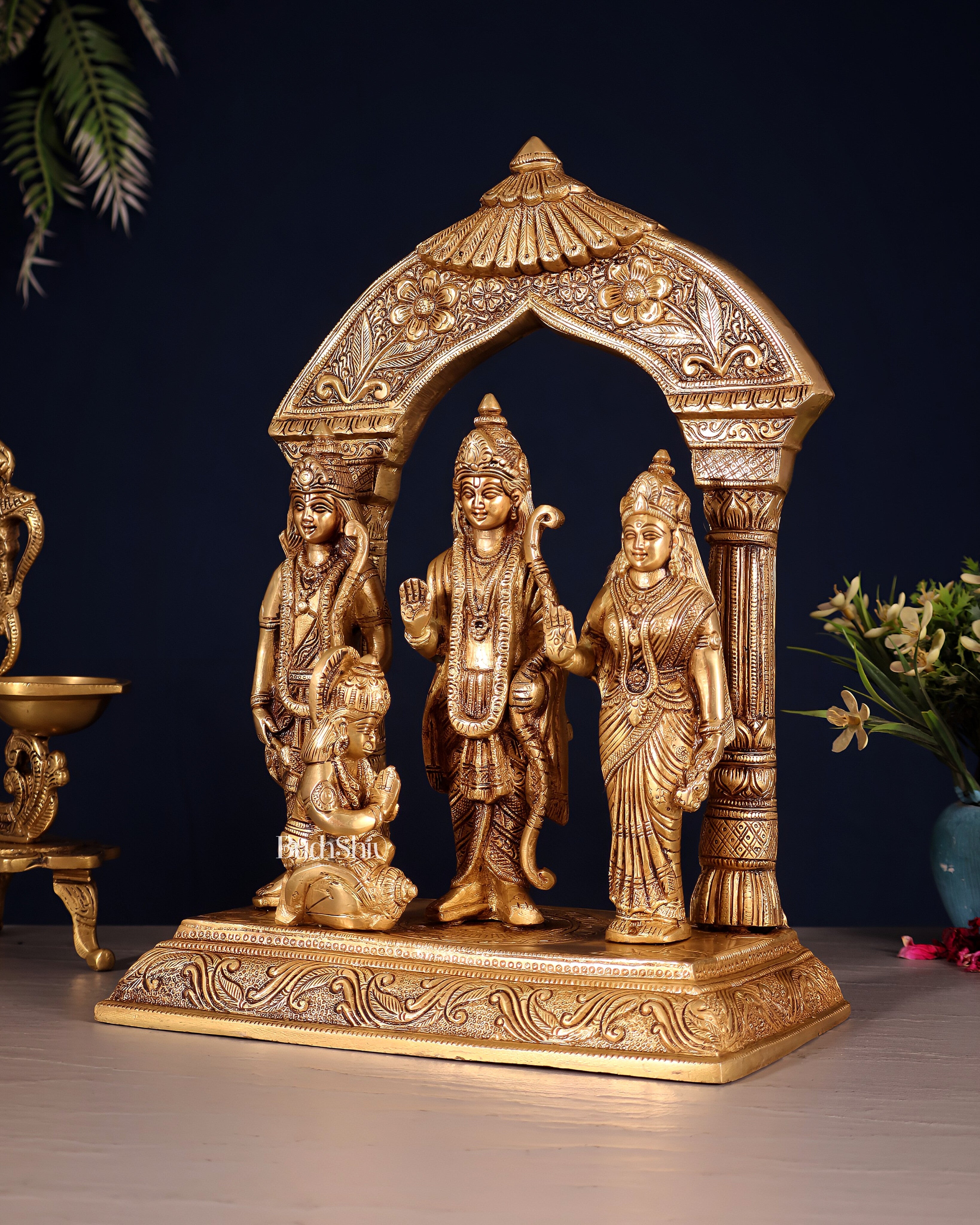 Brass superfine Ram Darbar Statue 12 inch