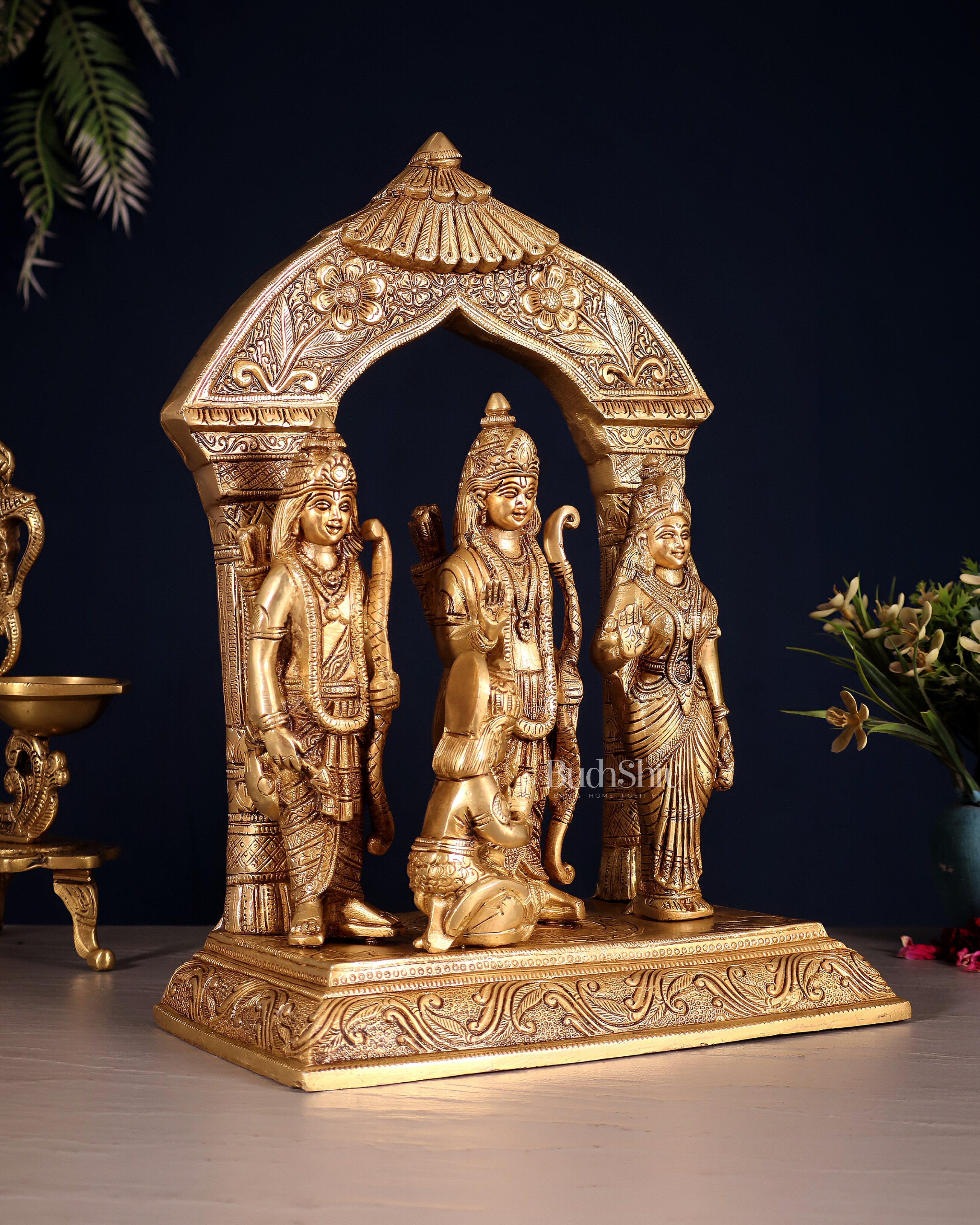 Brass superfine Ram Darbar Statue 12 inch