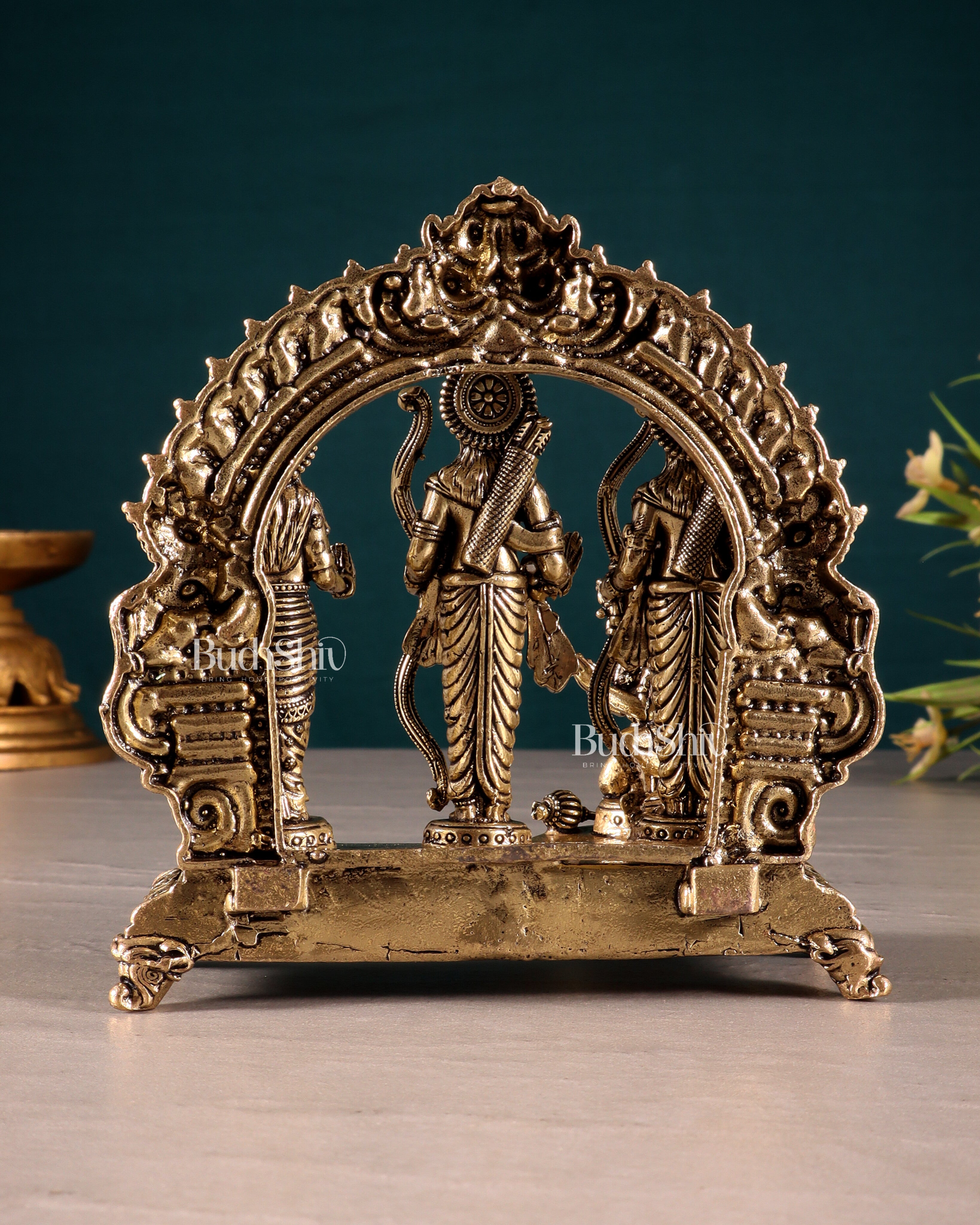Pure Brass Superfine Ram Darbar Idol Set 4 inch