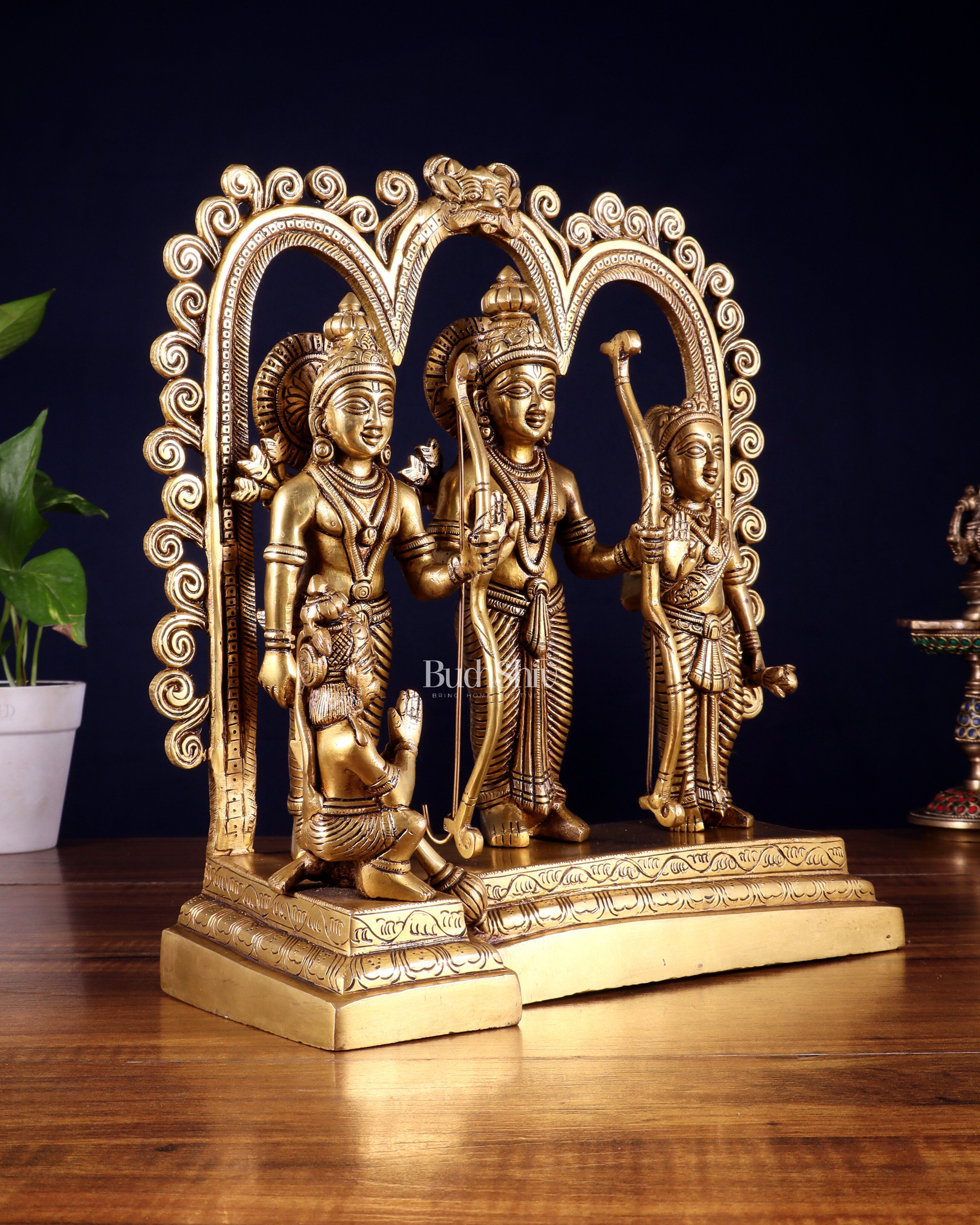 Brass Rama Darbar Idol - 12 inch